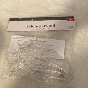 Target BP 2022 Christmas Icicle Garland/String Lights